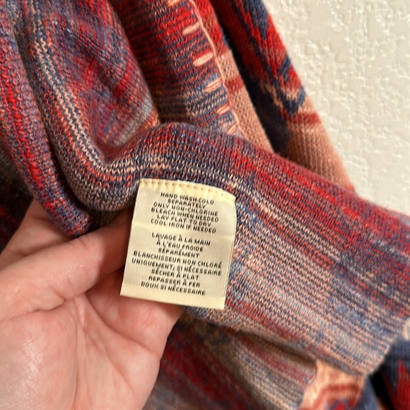 Ralph Lauren Denim & Supply Southwestern Knit Open Front Vest Size XS/Small - Picture 5 of 7